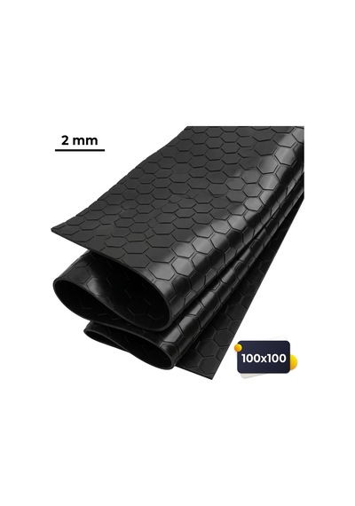 100x100 Cm İzole Halı 2 Mm 1 Kv Elektrik Yalıtkan Paspas İş Güvenliği Pano Önü Halısı 100cm