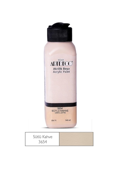 Artdeco Akrilik Boya 140Ml Sutlu Kahve 3654