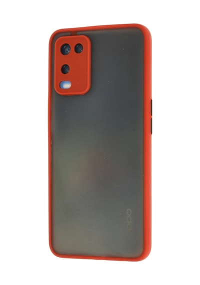 Oppo A54 4g Kılıf Montreal Silikon Kapak - Kırmızı 0.2M-Çok Renkli