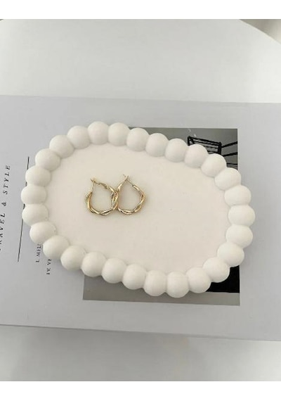 Bernami Vazo Pinterest Oval Bubble Tabak Dekoratif Sunum Stand Boncuk Tabak Takı Tabağı Diğer