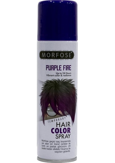 Morfose Renkli Sprey Purple Fıre Mor 150 Ml