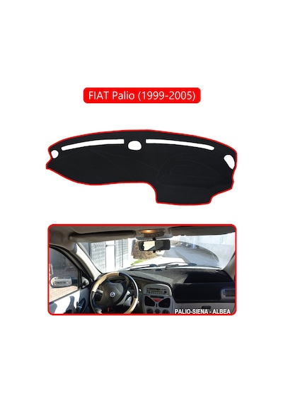 Fıat Palio 1999-2005 Modellerine Uygun Eskitorpido Koruma Halısı Kırmızı Kenar