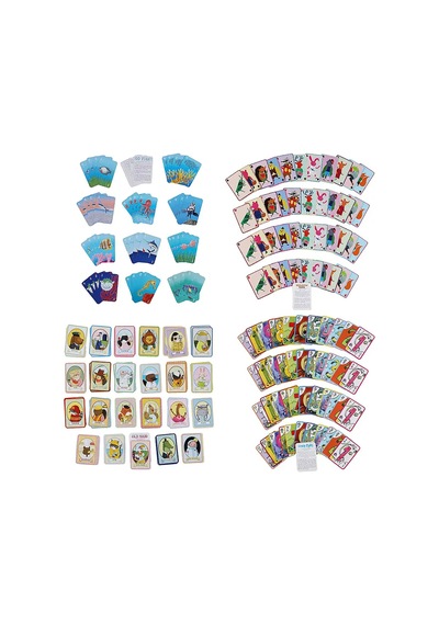Eeboo Mini Kart Oyunu - Woodland Rummy