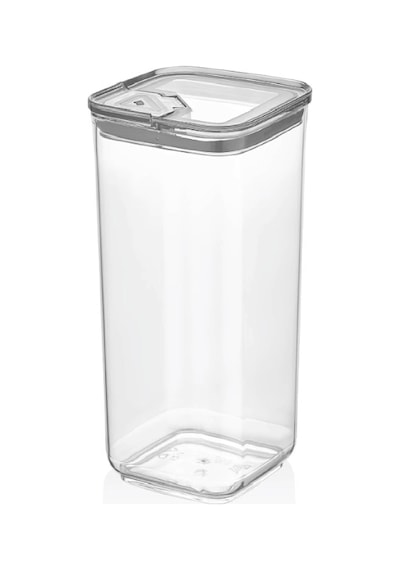 Pratik Kare Saklama Kabı, 3x1700 Ml Şeffaf