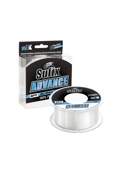Sufix Advance Fluorocarbon Olta Misinası 0.310Mm - 100Mt - 6.3Kg-Beyaz