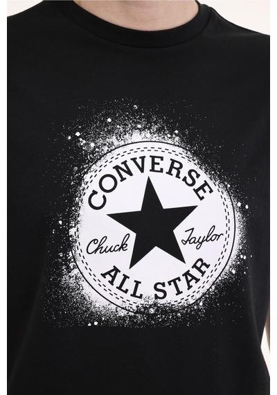 Converse Chuck Dıstort Spray Paınt Siyah Erkek Kısa Kol T-shirt Siyah-102233665
