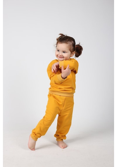 Babywom Basic Mevsimlik Eşofman Takımı- Hardal
