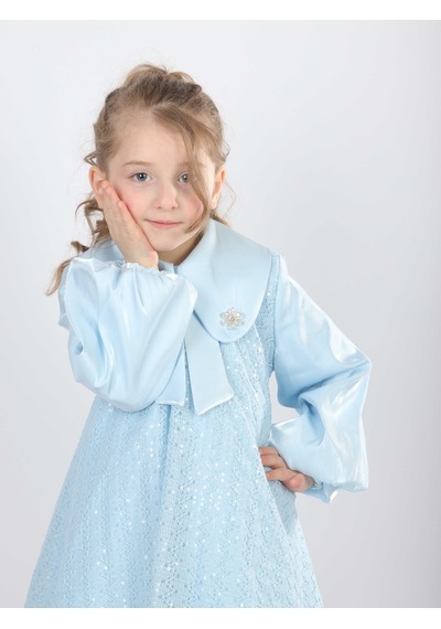 Xo Kids Kız Çocuk Elbise 2-6 Yaş 26471 MAvi