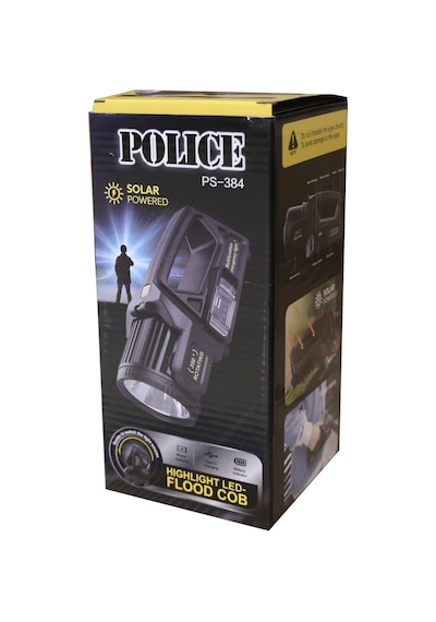 Polıce Ps-384 Güneş Enerjili, Enerji Göstergeli, Telefon Şarj Et