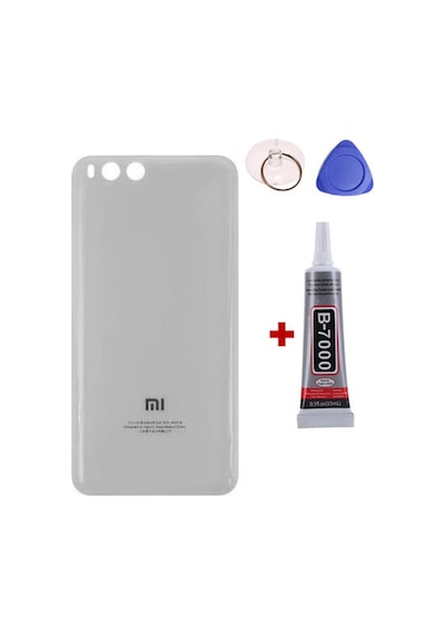 Xiaomi Mi 6 Beyaz Arka Kapak Batarya Kapağı Pil Kapağı Yapışkan Ve Sökme Aparatıyla Beraber Full Set Beyaz