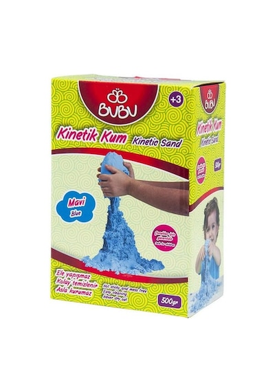 Bu-Bu Kinetik Kum 500Gr.Mavi