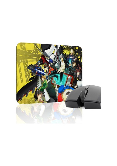 Persona 4 Kaymaz Dikişli Kauçuk Oyuncu Mousepad V1 - 22x18 Gaming Mouse Pad Fare Altlığı