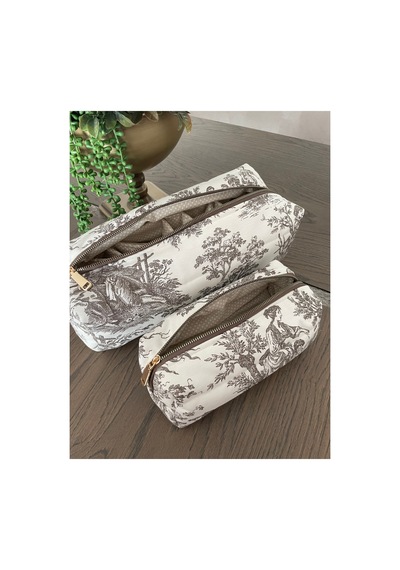 2 Li Takım Airwrap Ve Tüm Saç Şekillendiriciler İçin Uygun Düzenleyici Yanında Makyaj Çantası İle Birlikte Krem