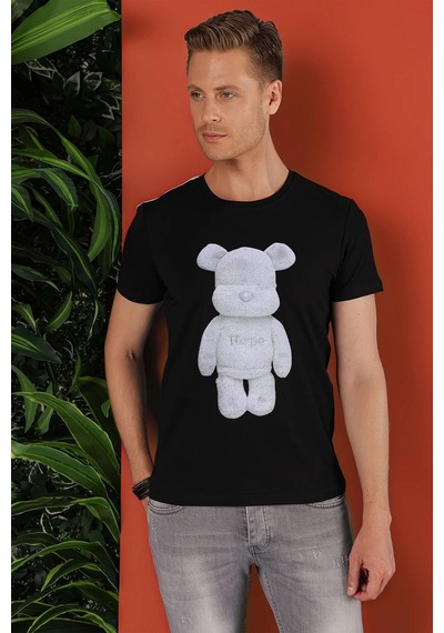 Efor Ts 855 Siyah Spor T-shirt Siyah
