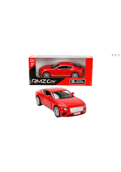 Göçmen 1:32 Rmz City Avrupa Serisi Die Cast Çek Bırak Model Araba - Kırmızı Bentley Continental Gt