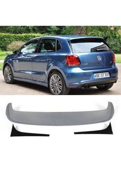 Vw Polo 6r-6c Gtı Spoıler Rüzgarlık Plastik Boyasız 3 Parça