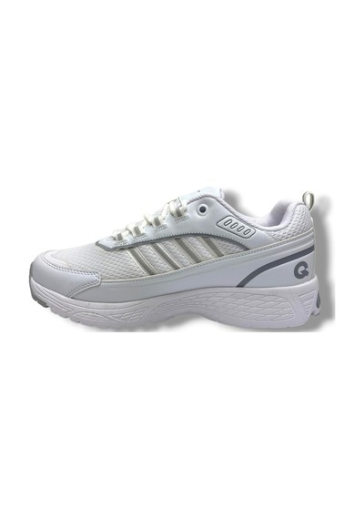 Best Of 2056-26 Anorak Deri Anatomik Erkek Sneaker Beyaz Gümüş