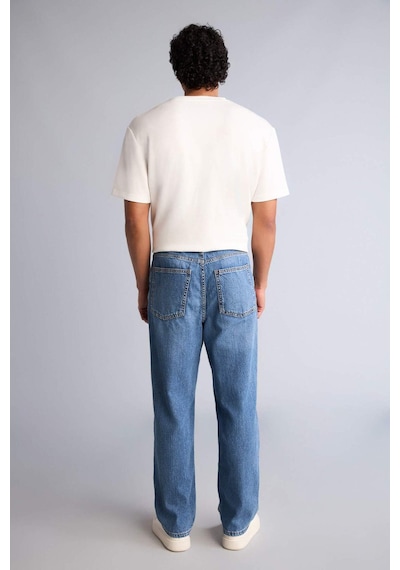 Defacto Baggy Fıt Jean Pantolon G8470ax26smnm28 Mavi-nm28