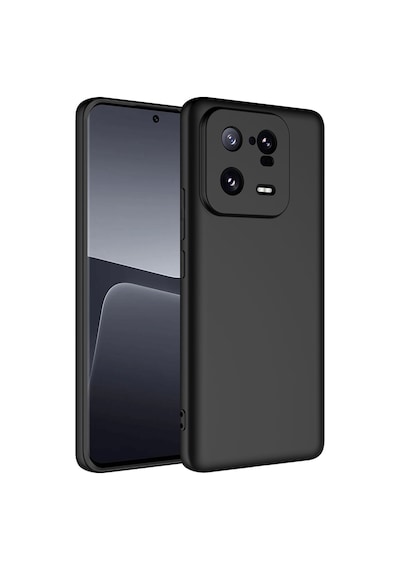 Xiaomi Mi 13 Pro Kılıf Yumuşak Silikon Kamera Korumalı Lansman Pazarplus Koyu Mor