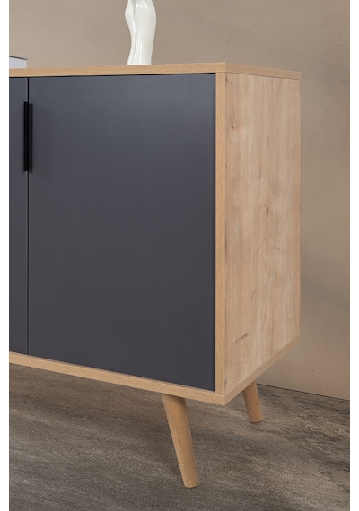4816 Sırma 180 Cm Ahşap Ayaklı , Metal Kulplu Konsol , Safir - Antrasit , Salon , Oturma Odası Safir - Antrasit 4816 Sırma 180 Cm Ahşap Ayaklı , Metal Kulplu Konsol , Safir - Antrasit , Salon , Oturma Odası Safir - Antrasit