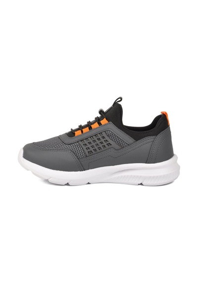 Walkway Füme Turuncu Fileli Hafif Esnek Unisex Çocuk Spor Ayakkabı 9060 Motano F Füme - Turuncu