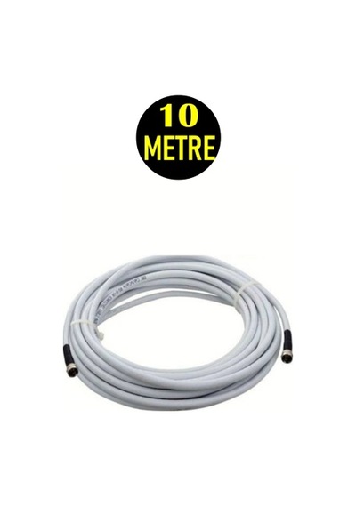 RG6 U4 Full HD 3D 4K Anten TV Çanak Uydu LNB Kablosu 10 M