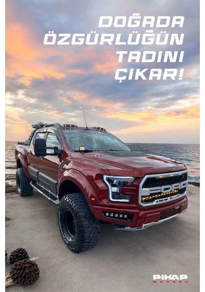 Tüm Marka Ve Modellere Uyumlu Lazer Kesim Metal Yan Basamak - Düz Model