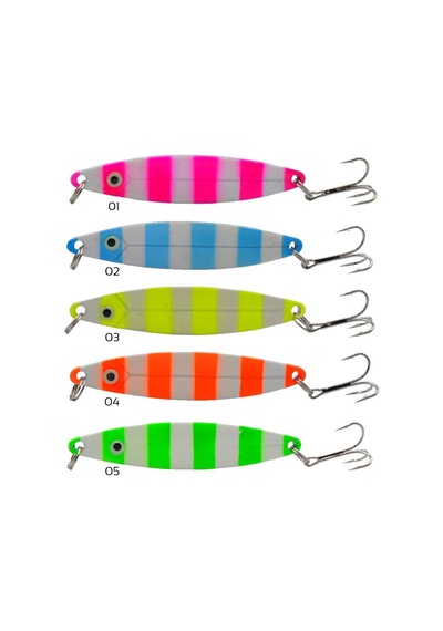Captain 6150 Lüfer Kaşığı 28gr Zebra Glow 9cm