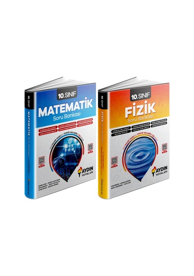 Aydın 2025 10. Sınıf Matematik + Kimya Konu Özetli Soru Bankası Seti 2 Kitap