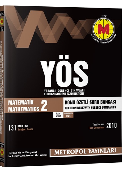 Yös Matematik Konu Özetli Soru Bankası-2 Ileri Seviye