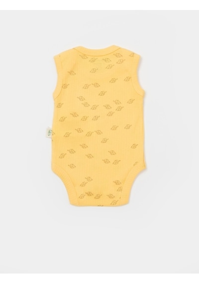 BabyCosy Organik Modal Fil Baskılı 2 Li Askılı Badi 001