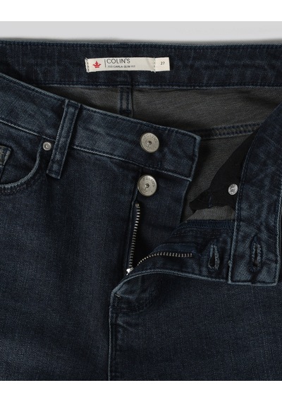Colin's 703 Carla Slim Fit Normal Bel Düz Paça Mavi Kadın Pantolon CL1063467_Q1.V1_DN42488