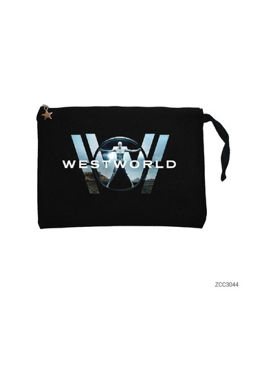Zepplin Giyim Westworld Siyah Clutch Astarlı Cüzdan / El Çantası