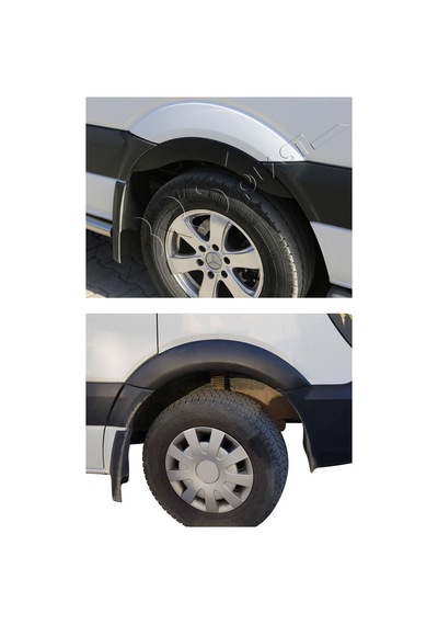 Mercedes Sprinter W906 Uyumlu 2006-2017 Düz Çamurluk Dodik 4 Parça