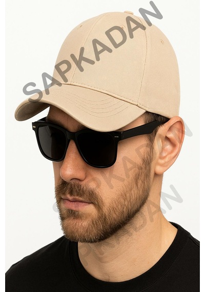 Şapkadan Unisex Ayarlanabilir Koyu Bej Spor Basic Şapka 45645dr56775 Açık Bej