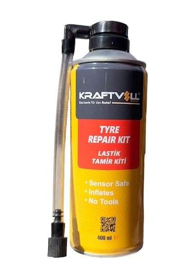 Kraftvoll Lastik Tamir Köpüğü Kiti 400 Ml Standart