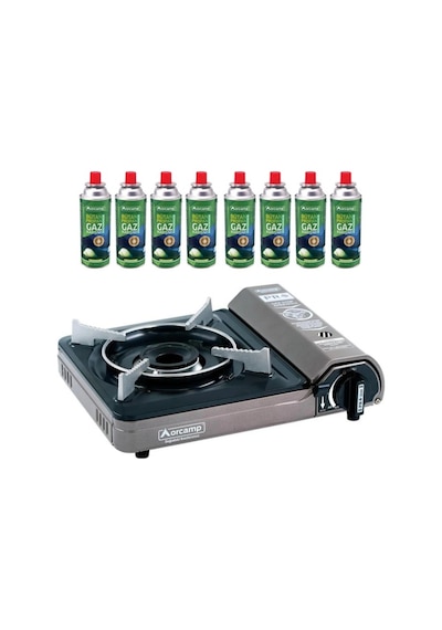 Orcamp Tekli Portatif Ocak Gri + 8 Adet 227 Ml Kartuş