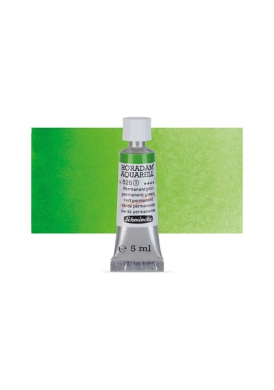 Schmincke : Horadam Aquarelle Tüp Sulu Boya : Permanent Green 5 Ml