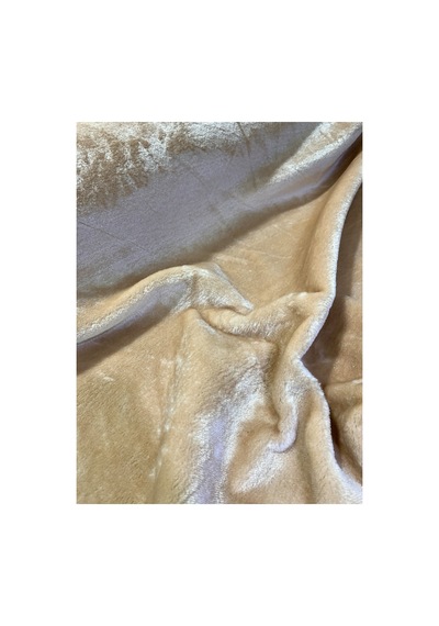 Zp-lutur- Tüy Dökmez 500 Gr Ithal Krem Renk Peluş Kumaş 100x150 Cm Ev Tekstil, Tekstil Krem Krem