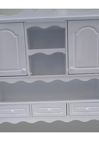 Hobi Adn 90353 Dekoratif Mutfak Dolap 3çekm Terek Mdf Parlak Beyaz Lake El Yapım Hobi Adn 90353 Dekoratif Mutfak Dolap 3çekm Terek Mdf Parlak Beyaz Lake El Yapım