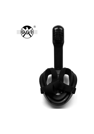 180 Geniş Ekran Schnorchel Maskesi Yarım Yüz Yüzme Tauchermaske Free Easy-breathe Design Anti-sis & Anti-leak Tek Genel
