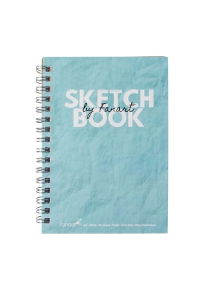 Fanart Academy Sketch Book 120 Gr Spiralli 50 Yp A6 Turkuaz 8671