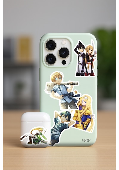 Sword Art Online Sao Anime Sticker Paketi 20 Adet Çok Renkli