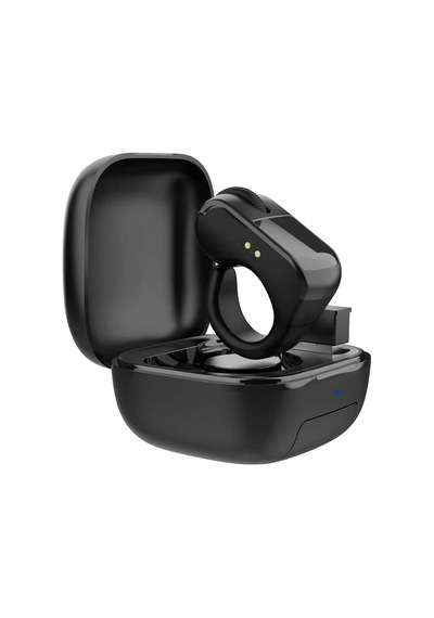 Kablosuz Şarj Edilebilir Parmak Mouse Siyah/beyaz Ergonomik Yüzük Tasarım Genel