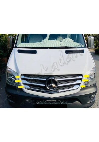 Markadan Mercedes Sprinter Krom Ön Panjur 2013-2018 5 Parça Pasla