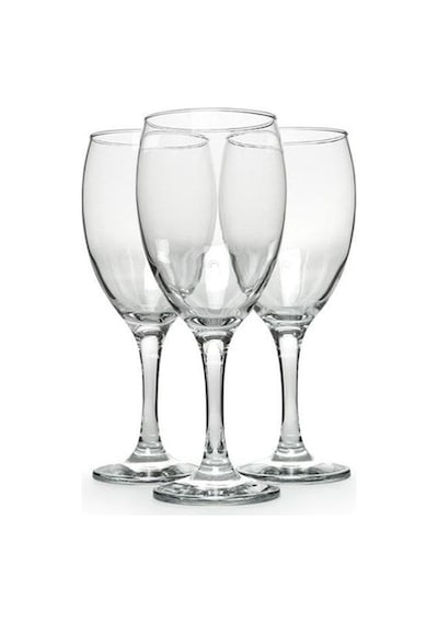 Paşabahçe Amber Şarap Kadehi 365cc 6x20cm 3 Lü - 440265 Şeffaf