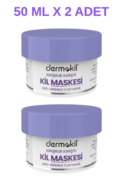 Dermokil Kırışıklık Karşıtı Kil Maskesi 50 Ml X 2 Adet