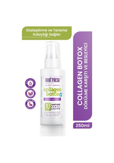 Parfümlü Fön Bakım Sütü Collagen 250 Ml