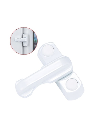 Pvc Pimapen Pencere Cam Balkon Kapısı Güvenli Emniyet Kilidi 5639 Açık Bej