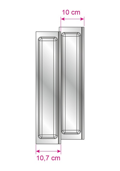 Mutfak Çekmece Içi Kaşıklık, Beyaz Tek Bölmeli Modül 11cm X 48cm Antrasit